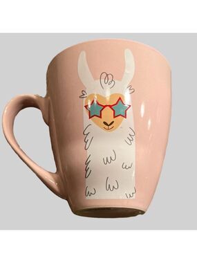 Pink Llama Mug 16 oz Lots of Llama Drama